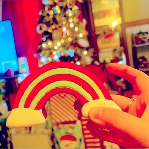 Christmas Rainbow Ceramic New Hand-painted